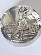 Vintage Silver Pill Trinket