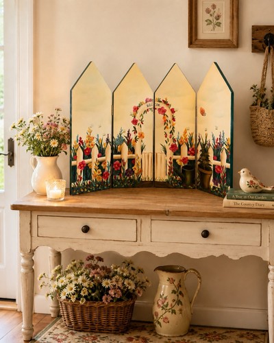 Whimsical folding screen - whimsical, hand