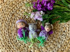 Lavender Knitted Sachets/ Lavender Amigurumi