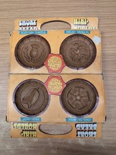 Vintage shortbread Moulds English rose Irish Harp Scottish Thistle Welsh dragon