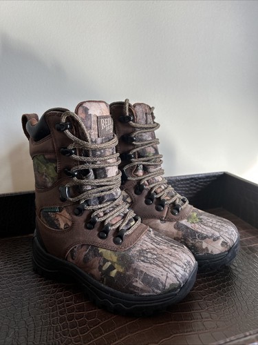 Red head youth boots size - red,