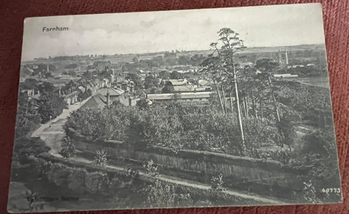 Antique postcard farnham - postcard,