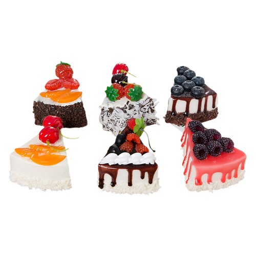 Fake cake fridge magnet - cake,