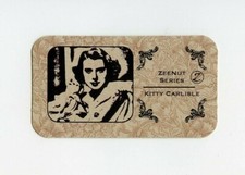 #TN09972 KITTY CARLISLE Rare U.V. Magic Ink Trade Card