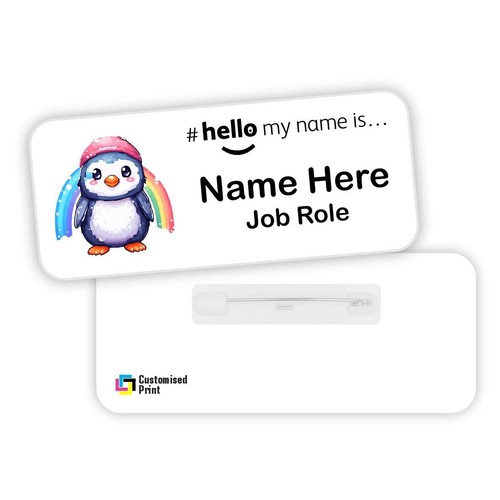 Hello name badge dentist - my,