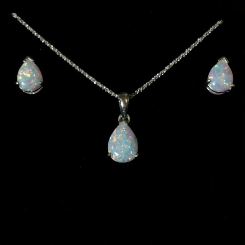 Sterling silver fire opal - sterling,