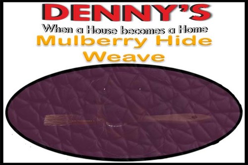 Purple leather restoration - purple,