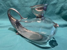 ROYAL SELANGOR PEWTER and GLASS WHALE DECANTER