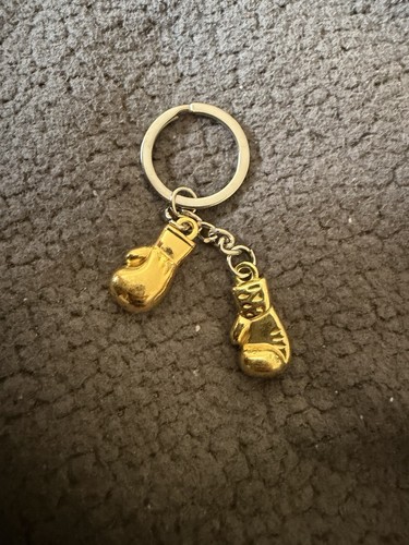 Mini gold boxing gloves - boxing,