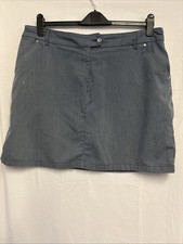 Ladies Palm Grove Golf Clothing Navy/White Stripe Shorts Size 16/18 See Marks