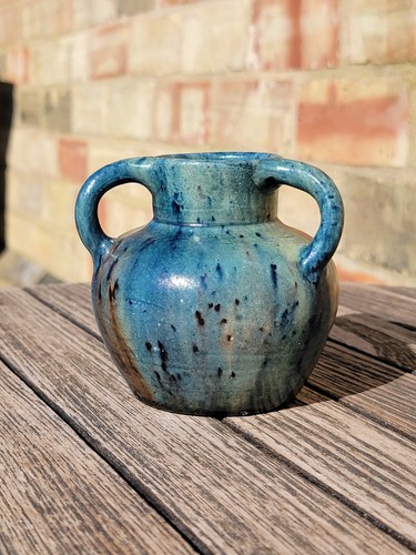 Tri handled studio pottery - handled,