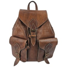 Vintage Handmade Brown Leather