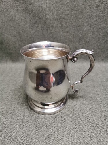 Vintage silver plated tankard - vintage,