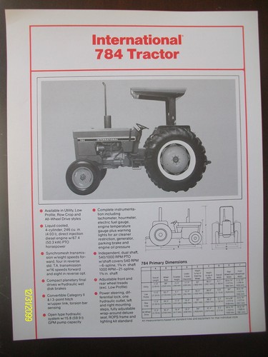 Rare vintage original - original, ih