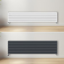 Vertical Horizontal Designer Radiator Central Heating Double Oval Column Rads