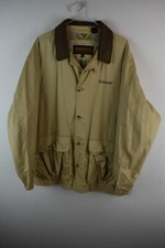 TIMBERLAND Weathergear Beige Jacket size M Mens Button Up Bomber Harrington