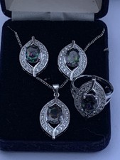 925 Silver Plated Set With