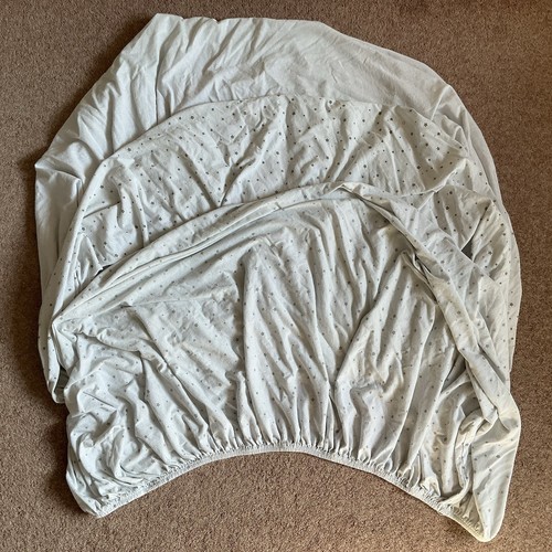 Three white fitted - three, bed