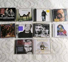 10 Cd Bundle Mixed bag 8 Rock Pop 