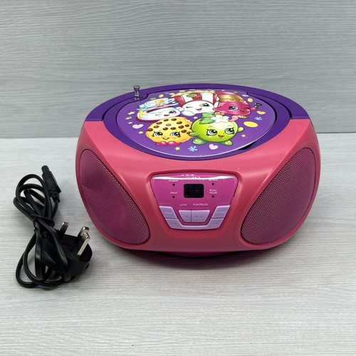 Shopkins portable boom box - boom, cd