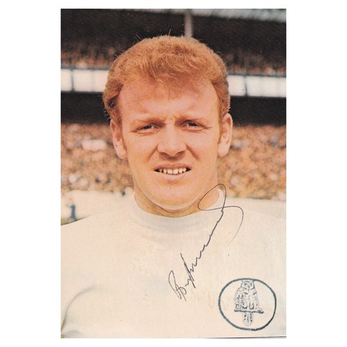 Billy bremner signed leeds - signed,