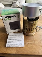Optimus Svea 123 Classic Brass Camping/ Hiking compact Stove