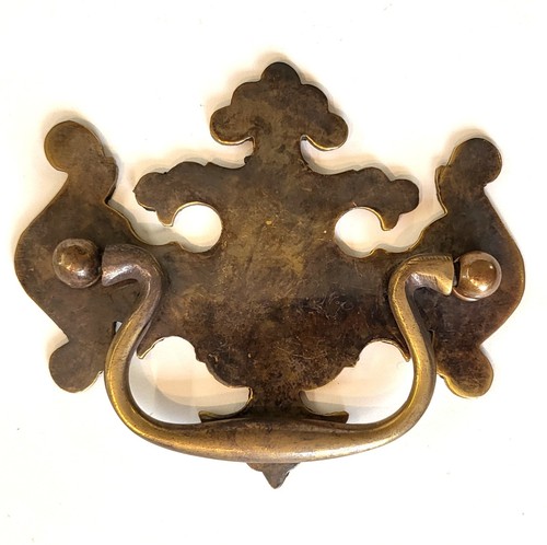 Solid brass plate - handle, pull