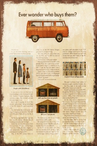 Who buys advert retro - vw,