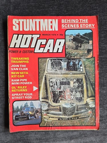Hot car magazine - car, 1976