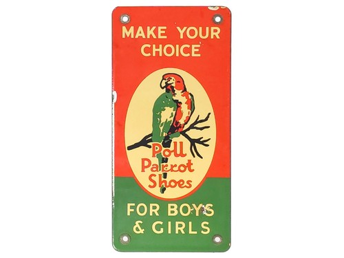 1930 poll parrot - parrot, shoes