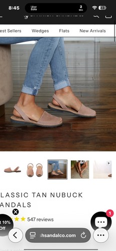 Spanish sandal classic nubuck - spanish,