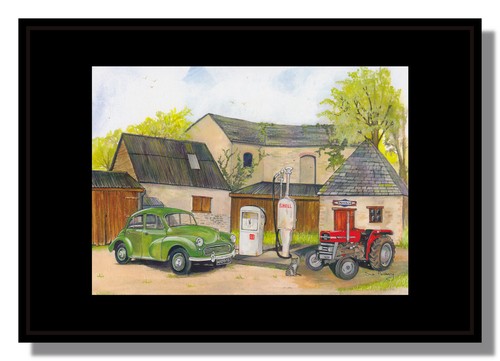 Morris minor saloon and - morris, massey