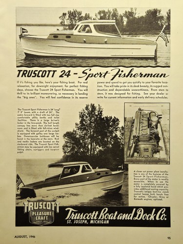Truscott boats print - truscott,