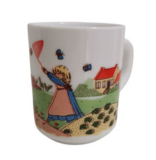 Vintage Arcopal Mug Gardening