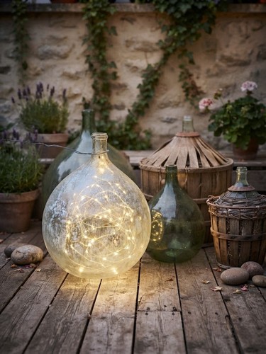 Large vintage hand blown - vintage, hand-blown