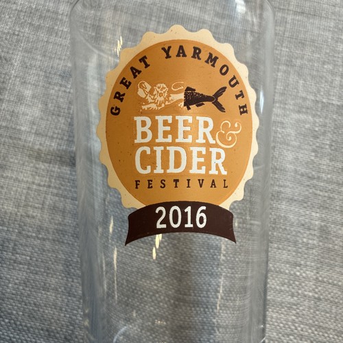 Pint glass from great yarmouth - glass,