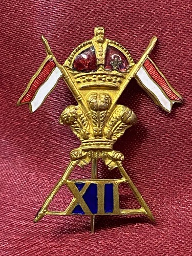 Lovely ww1 enamel 12th - lovely,