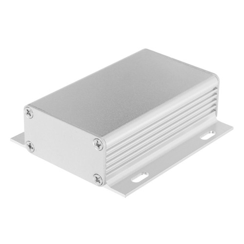 Silver aluminum project box - aluminum,