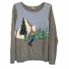 Talbots Skiing Girl Sweater