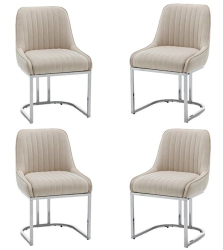 Set beige velvet - of, 4