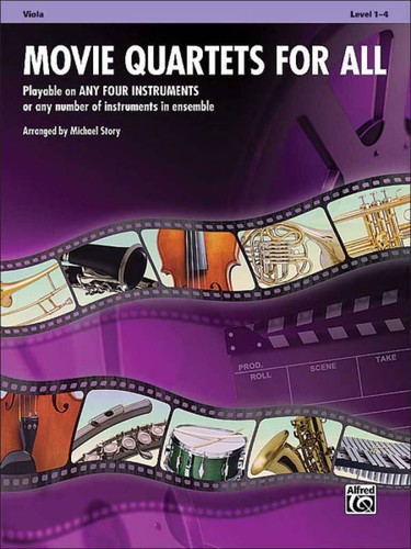 Movie quartets for - movie, viola
