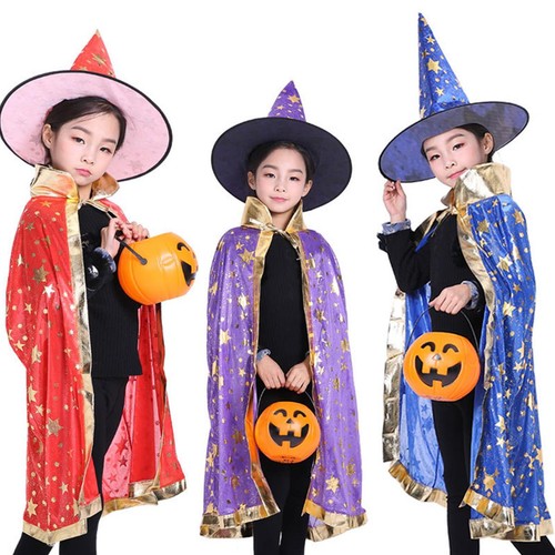 Halloween witch hat cloak - witch, cape