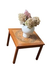 Danish Mobelfabrik Mid Century Tile Top  Coffee Table