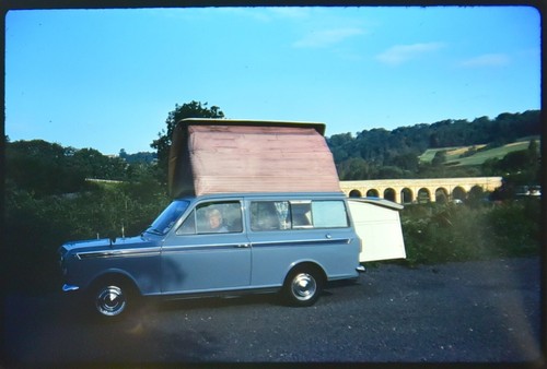 35mm slide bedford dormobile - slide,