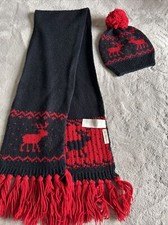 abercrombie and fitch knit  scarf /hat set