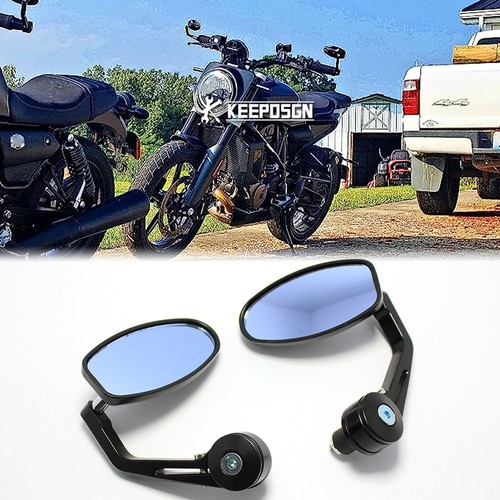 Pair bar end mirrors - pair,