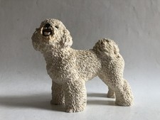 Vintage Castagna Italy Bichon Frise Dog Figure Figurine Ornament 