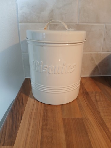 Cream metal storage - cream,