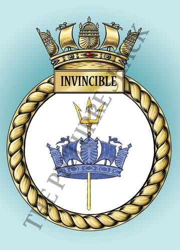 Hms invincible crest - invincible,