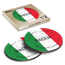 Round MDF Coaster Padua Italy